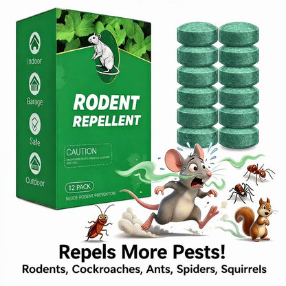 ❄️Sommerfrische 50 % Rabatt!🛡️Pflanzliche Schädlingsabwehr-Tabletten – Giftfreies Maus- und Insektenabwehrmittel für Innen, Außen, Garage und Garten