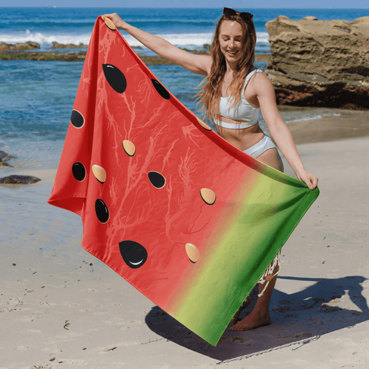 🌞Frühlingserwachen: 50% Rabatt!🏖 2-in-1 Strandtuch + Handtaschen-Set | 100 % Bio-Baumwolle, sandabweisendes Design