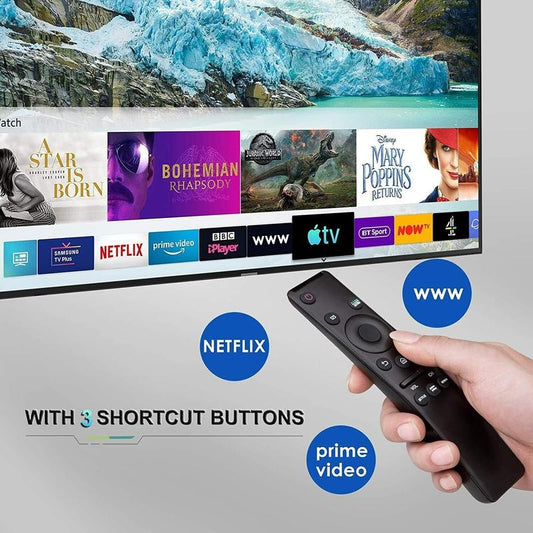 ❄️Sommerfrische 50 % Rabatt!📺Ersatzfernbedienung für Samsung Smart TV AA59-00816A – kompatible TV-Fernbedienung mit Netflix, Prime Video & WWW Direkttasten