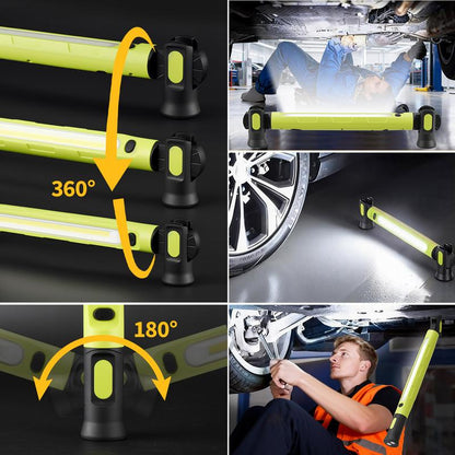 🌞Frühlingserwachen: 50% Rabatt!💡Wiederaufladbare Werkstattleuchte – 3000 LM, IPX4 Wassergeschützt & 360° Haken!