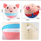 💥 50% Rabatt! 🐶 Interaktiver Hundeball – Auto Bounce & Squeak, 12 Sek. Bewegung. Reaktivierbar durch Schütteln. Plüschbezug waschbar, USB-ladbar. Für alle Hunde. Pink/Braun/Rot 🛡️