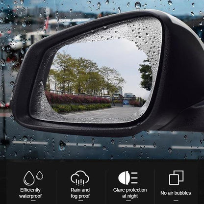 🌞Frühlingserwachen: 50% Rabatt!🌧️Wasserabweisende Auto-Spiegelfolie – Anti-Kondens und Anti-Regen-Folie für klare Rückspiegel