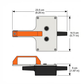 💥 50% rabatt! 🔧 Effektivt kabeltrekkverktøy – fører kabler opptil 6 mm gjennom trange rør. Høyfast teknisk plast + metallkomponenter. Perfekt for PVC-, metall- og plastrør (indre diameter ≥ 8 mm) ⚡