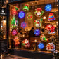 🎅Weihnachtsverkauf 49% Rabatt✨LED Weihnachts-Wandaufkleber mit Beleuchtung