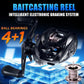 🌞Frühlingserwachen: 50% Rabatt!🎣 DC Baitcasting Rolle mit digitalem Bremssystem – (Sag Tschüss zu Backlash!) – 7.2:1 High Speed – Ideal für Raubfischangeln in Süß- & Salzwasser