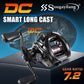 🌞Frühlingserwachen: 50% Rabatt!🎣 DC Baitcasting Rolle mit digitalem Bremssystem – (Sag Tschüss zu Backlash!) – 7.2:1 High Speed – Ideal für Raubfischangeln in Süß- & Salzwasser