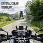 ❄️Sommerfrische 50 % Rabatt!🏍️Verstellbarer Motorrad-Winddeflektor – Universeller Windschutz-Spoiler gegen Helmvibrationen, Windgeräusche & Turbulenzen