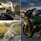 ❄️Sommerfrische 50 % Rabatt!🏍️Verstellbarer Motorrad-Winddeflektor – Universeller Windschutz-Spoiler gegen Helmvibrationen, Windgeräusche & Turbulenzen