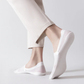 ❄️Sommerfrische 50 % Rabatt!🧦Unsichtbare Sneakersocken mit rutschfester Ferse – Atmungsaktive Baumwollmischung-Fußlinge für Sneakers, Slip-ons & flache Schuhe
