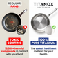 🎃Halloween-Angebot 50 % RABATT!🍳100 % reine Titan-Pfanne für eine schadstofffreie Küche