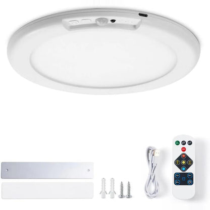 🎃Halloween Deal 50% OFF!🏠Rechargeable PIR Motion Sensor Ceiling Light – Magnetic Mount & Remote Control