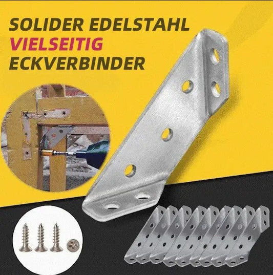 🎃 50% Halloween Rabatt! Dreieckige Edelstahlhalterung – Robust & Stabil – Langlebig – Vielseitig Einsetzbar – Edelstahl Zubehör – Werkstatt & Garten