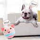 💥 50% Rabatt! 🐶 Interaktiver Hundeball – Auto Bounce & Squeak, 12 Sek. Bewegung. Reaktivierbar durch Schütteln. Plüschbezug waschbar, USB-ladbar. Für alle Hunde. Pink/Braun/Rot 🛡️