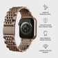 ❄️Sommerfrische 50 % Rabatt!✨Edelstahl-Gliederband für Apple Watch – Elegantes Metall-Armband mit sicherer Faltschließe