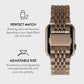 ❄️Sommerfrische 50 % Rabatt!✨Edelstahl-Gliederband für Apple Watch – Elegantes Metall-Armband mit sicherer Faltschließe