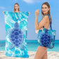 🌞Frühlingserwachen: 50% Rabatt!🏖 2-in-1 Strandtuch + Handtaschen-Set | 100 % Bio-Baumwolle, sandabweisendes Design