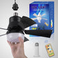 🌞Frühlingserwachen: 50% Rabatt!🌬️2-in-1 E27 Deckenventilator mit Lampe – Dimmbarer Sockelventilator mit Fernbedienung, Timer und 3 Geschwindigkeiten