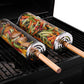❄️Sommerfrische 50 % Rabatt!🔥Rotierender BBQ-Grillkorb aus Edelstahl – 360° Grillkorb für Gemüse, Pommes, Garnelen & kleine Snacks