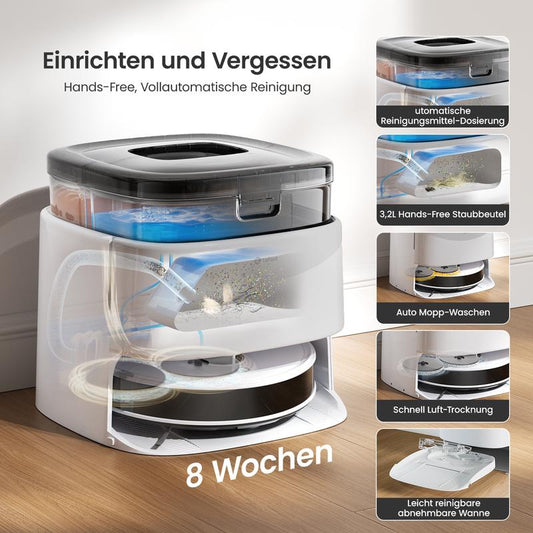 M3L Roboterstaubsauger mit Wischfunktion