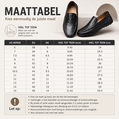 ❄️Sommerfrische 50 % Rabatt!👞Herren Leder-Loafer – Bequeme Slipper mit klassischem Look für Arbeit, Autofahren und den täglichen Gebrauch