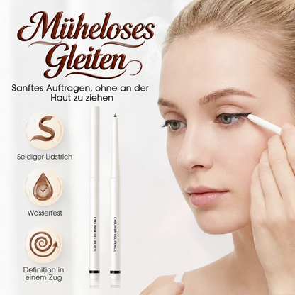 🎃 JETZT 50 % HALLOWEEN-RABATT SICHERN!Wasserfester Gel-Eyeliner-Stift mit 2-mm-Spitze – intensive Farbe in Carbonschwarz und Lavabraun