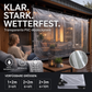 💥 50% Rabatt! ☔ Transparente PVC-Plane – 0,35 mm / 14 Mil. Reißfest, UV-beständig, schimmelresistent, wasserfest. Verstärkte Kanten & Ösen (50 cm Abstand). 3 Größen: 1×2 m, 2×2 m, 2×3 m. Für Terrasse, Camping & Baustelle 🛡️