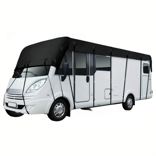 🎃Halloween-Angebot 50 % Rabatt!🚐 Wohnwagen- & Wohnmobil-Dachabdeckung – 210D Oxford mit sicheren, verstellbaren Gurten