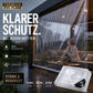 💥 50% Rabatt! ☔ Transparente PVC-Plane – 0,35 mm / 14 Mil. Reißfest, UV-beständig, schimmelresistent, wasserfest. Verstärkte Kanten & Ösen (50 cm Abstand). 3 Größen: 1×2 m, 2×2 m, 2×3 m. Für Terrasse, Camping & Baustelle 🛡️