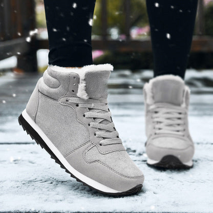 Ideales Geschenk - Unisex dicke Winterschuhe mit Plüschimitat