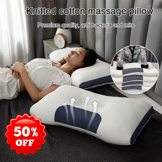 💥 50% Rabatt im Ausverkauf mit kostenlosem Versand 💥 Antibakterielles Nackenpflege-Schlafmassage-Kissen