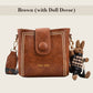 ❄️Sommerfrische 50 % Rabatt!👜Vintage Schultertasche für Damen – Kleine Crossbodytasche mit breitem verstellbarem Gurt und Boho-Details