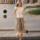 Women's Elegant Top & Long Skirt Two Piece Set