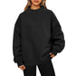 Women's Oversized Mock Neck Sweatshirt