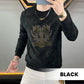 Men’s Casual Print Glitter Tiger Sweatshirt