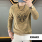 Men’s Casual Print Glitter Tiger Sweatshirt