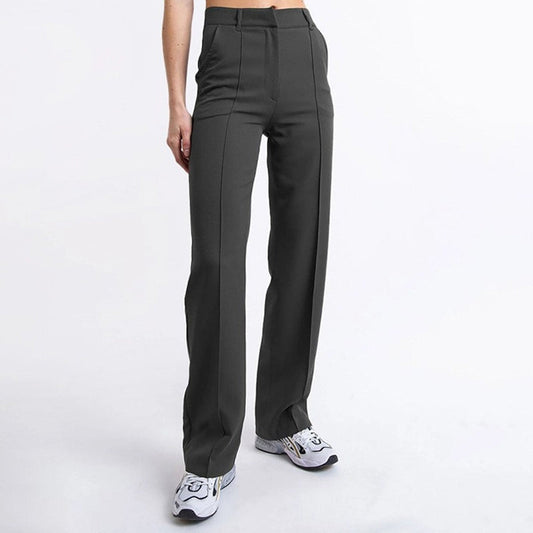 Women’s High Waist Stretchy Straight Leg Work Pants