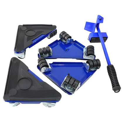 Convenient Moving Triangular Omnidirectional Caster Set