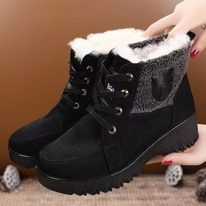 Gemütliche, warme und dick gefütterte Schneestiefel für den Winter für Damen