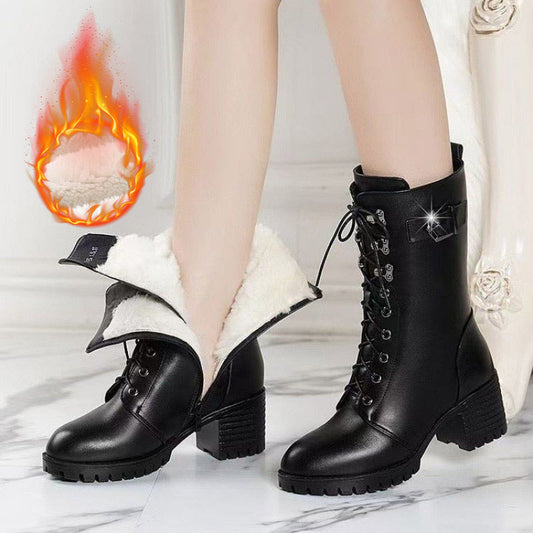 Women's Lace-Up Fashion Boots