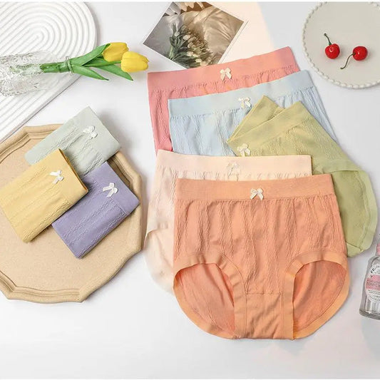 💕Damen-Slips mit hoher Taille und vollständiger Abdeckung✨ – 8-teilig/Set