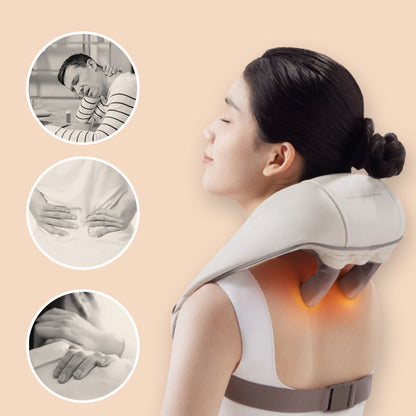 🌞Frühlingserwachen: 50% Rabatt!🔥5D Nacken- und Schultermassagegerät – Mit 48°C Infrarotwärme – Kabellos & ergonomisch – Simuliert Thai-Massage