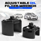 🌞Frühlingserwachen: 50% Rabatt!🔧Verstellbarer Ölfilterschlüssel (60-80 mm) | 2-Klauen-Filterzange mit 1/2“-Anschluss | Unverzichtbar für Auto & Motorrad