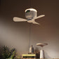 🌞Frühlingserwachen: 50% Rabatt!🏕️Wiederaufladbarer Deckenventilator mit LED – Kabelloser Hängeventilator mit Fernbedienung, Timer und 8000 mAh Akku