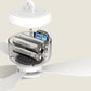 🌞Frühlingserwachen: 50% Rabatt!🏕️Wiederaufladbarer Deckenventilator mit LED – Kabelloser Hängeventilator mit Fernbedienung, Timer und 8000 mAh Akku