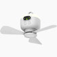 🌞Frühlingserwachen: 50% Rabatt!🏕️Wiederaufladbarer Deckenventilator mit LED – Kabelloser Hängeventilator mit Fernbedienung, Timer und 8000 mAh Akku
