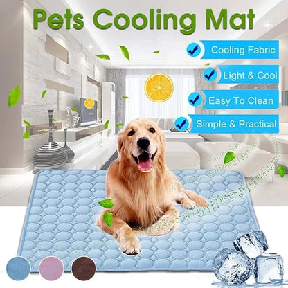 ❄️Sommerfrische 50 % Rabatt! 🐶CoolPaws™ Selbstkühlende Haustiermatte – Verhindert Überhitzung, erhöht Komfort & bleibt stundenlang kühl