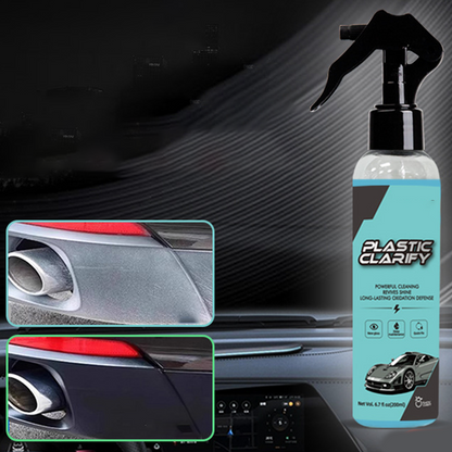 💥 50% Rabatt! 🚗 Kunststoff-Restorer Spray – für Armaturenbrett, Türgriffe, Reifen & Sitze. Fettfreier Hochglanz, neutrale pH-Formel. 200 ml + Handtuch + Schwamm ✨