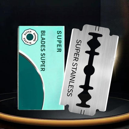 Rasiermesser aus Edelstahl mit doppelter Klinge