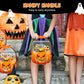 💥 50% Rabatt! 🎃 Halloween-Geschenktüten – 10 Stück, transparentes Kürbis-Design. Mit Reißverschluss & stabilem Henkel. PP-Material. Perfekt für Trick-or-Treat & Party-Goodies 🍬