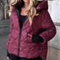 🎅🎁Weihnachtsangebot – 50 % Rabatt⏳Damen Pufferjacke mit Diamant-Steppmuster